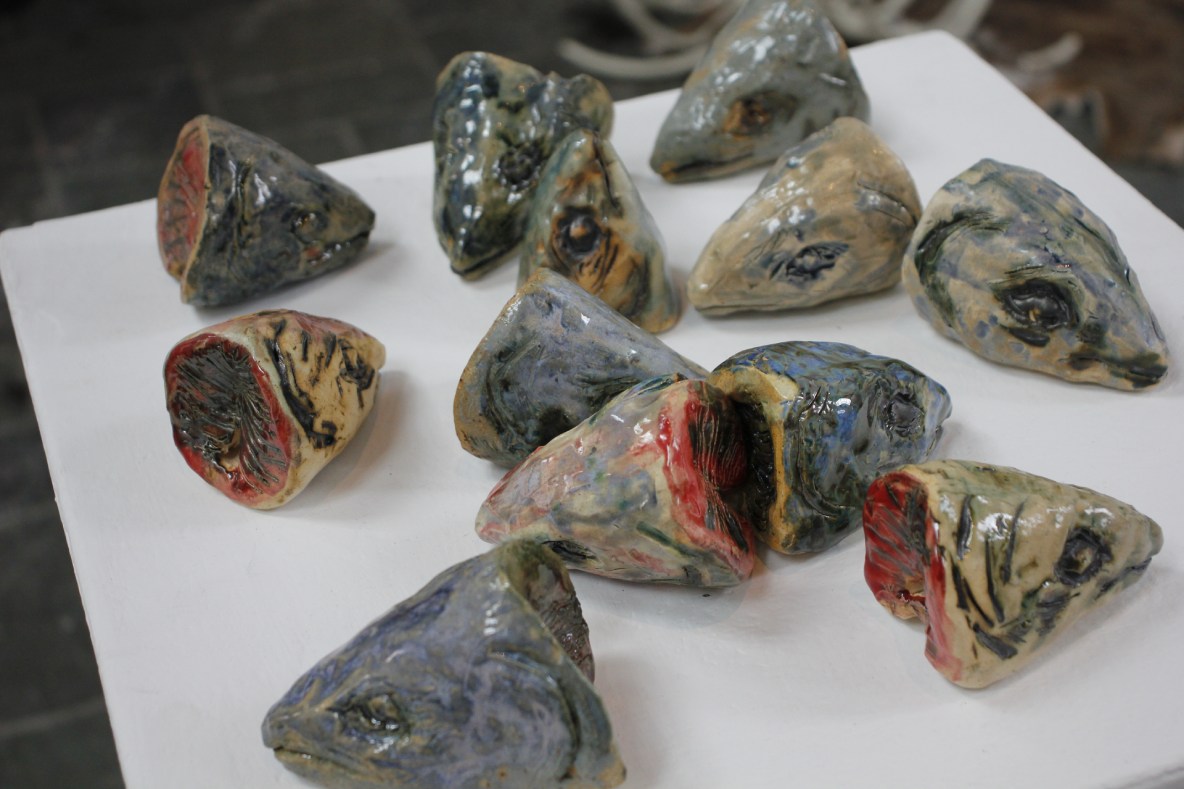 Ceramic Fish Heads